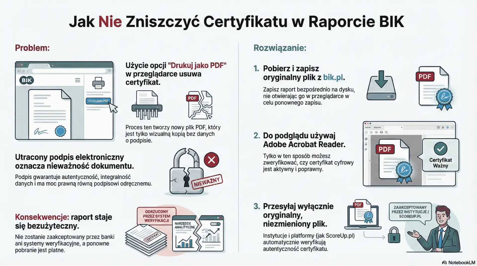 czyszczenie BIK, certyfikat BIK